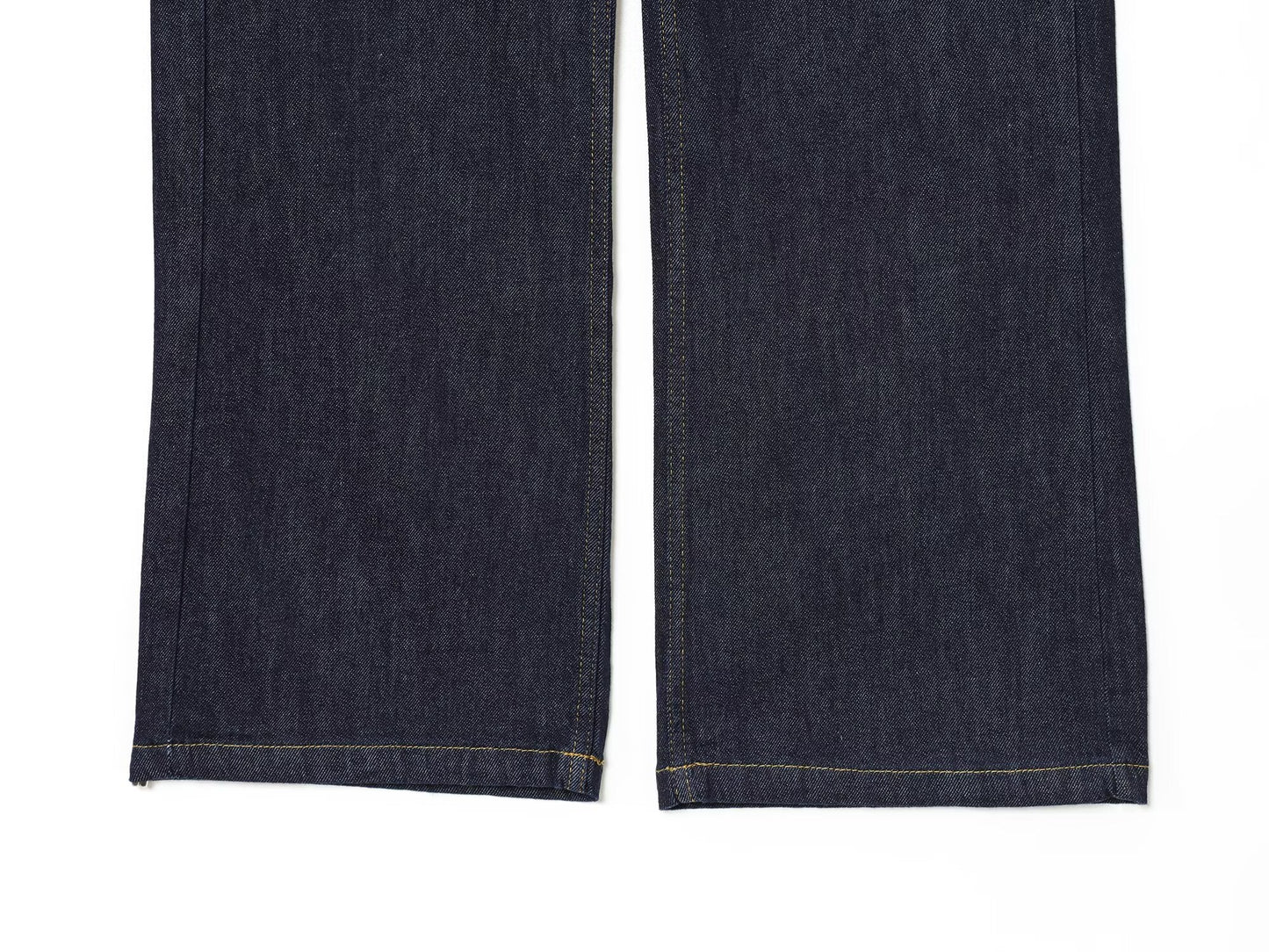 Women's new fashion loose high waisted wide leg jeans+Cowboy top