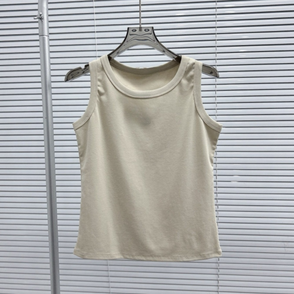 Women's new fashion casual Joker slim cotton bottoming vest