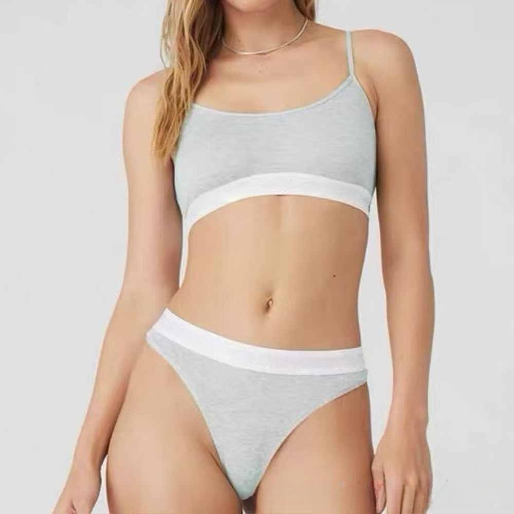Women's new fashion suspender vest yoga sports bra suit