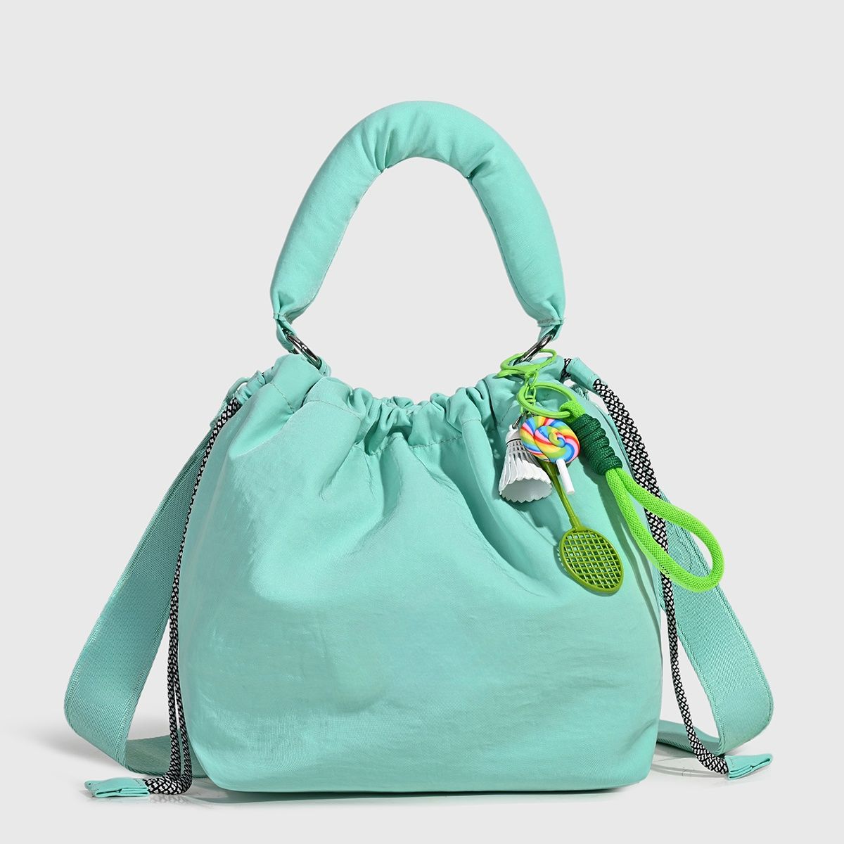 Women's new casual Joker drawstring slung portable mini bag