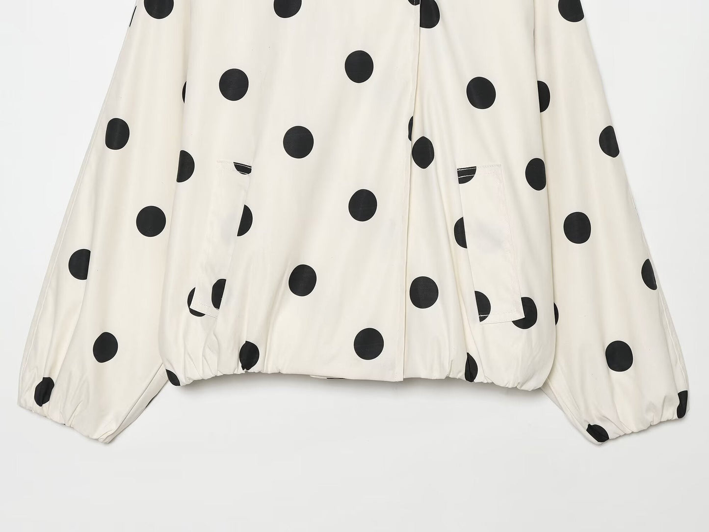 Women's polka dot pilot jacket Coat