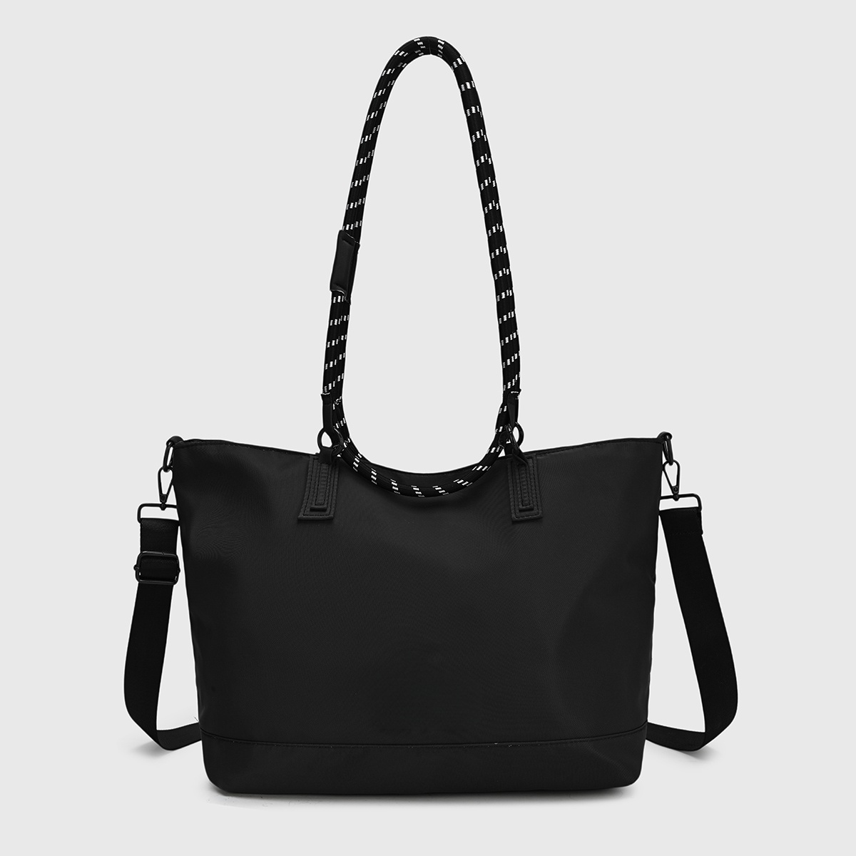 Women's new casual fashion zipper large capacity portable shoulder bag