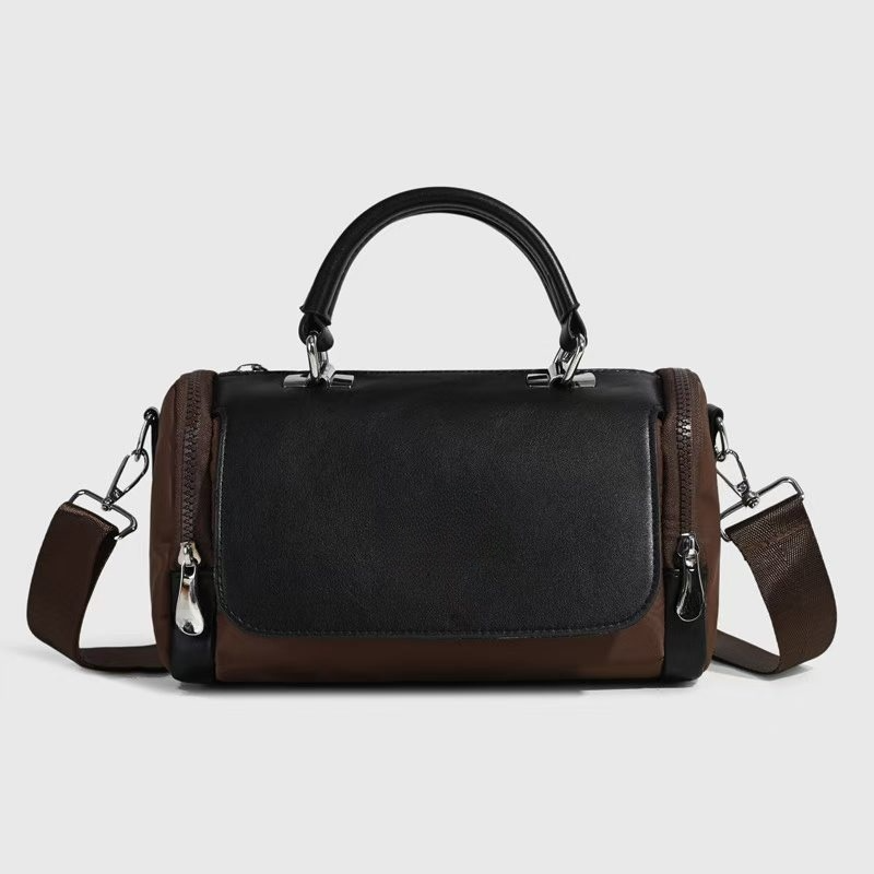 Women's new casual fashion contrast large-capacity portable messenger bag