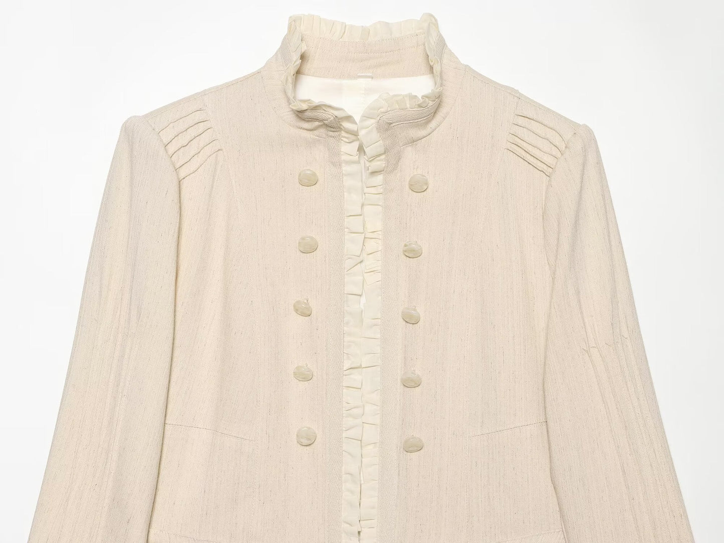 Women's layered decorative short Blazer Coat