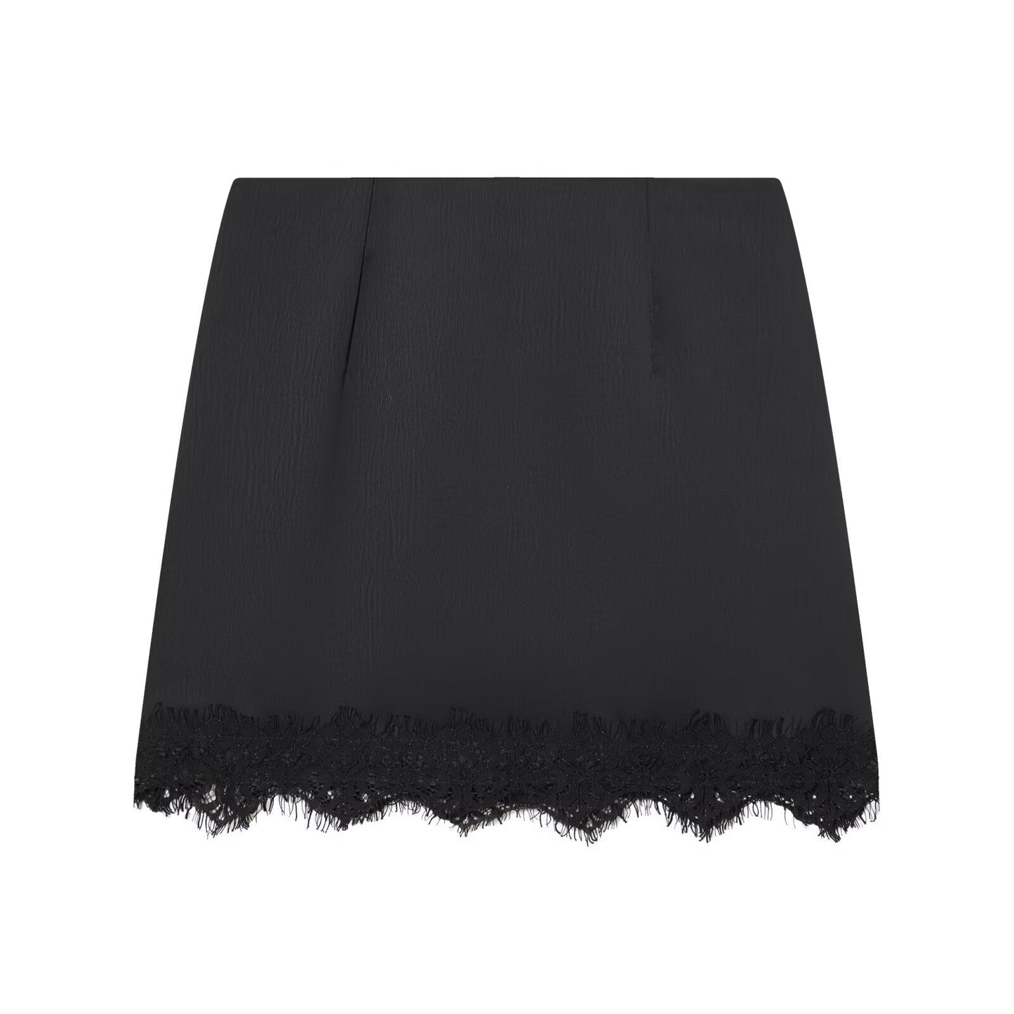 Women's lace hem slim Shorts Skirts
