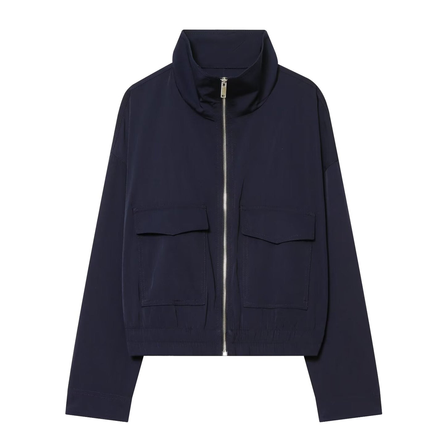 Women's casual stand collar jacket Coat