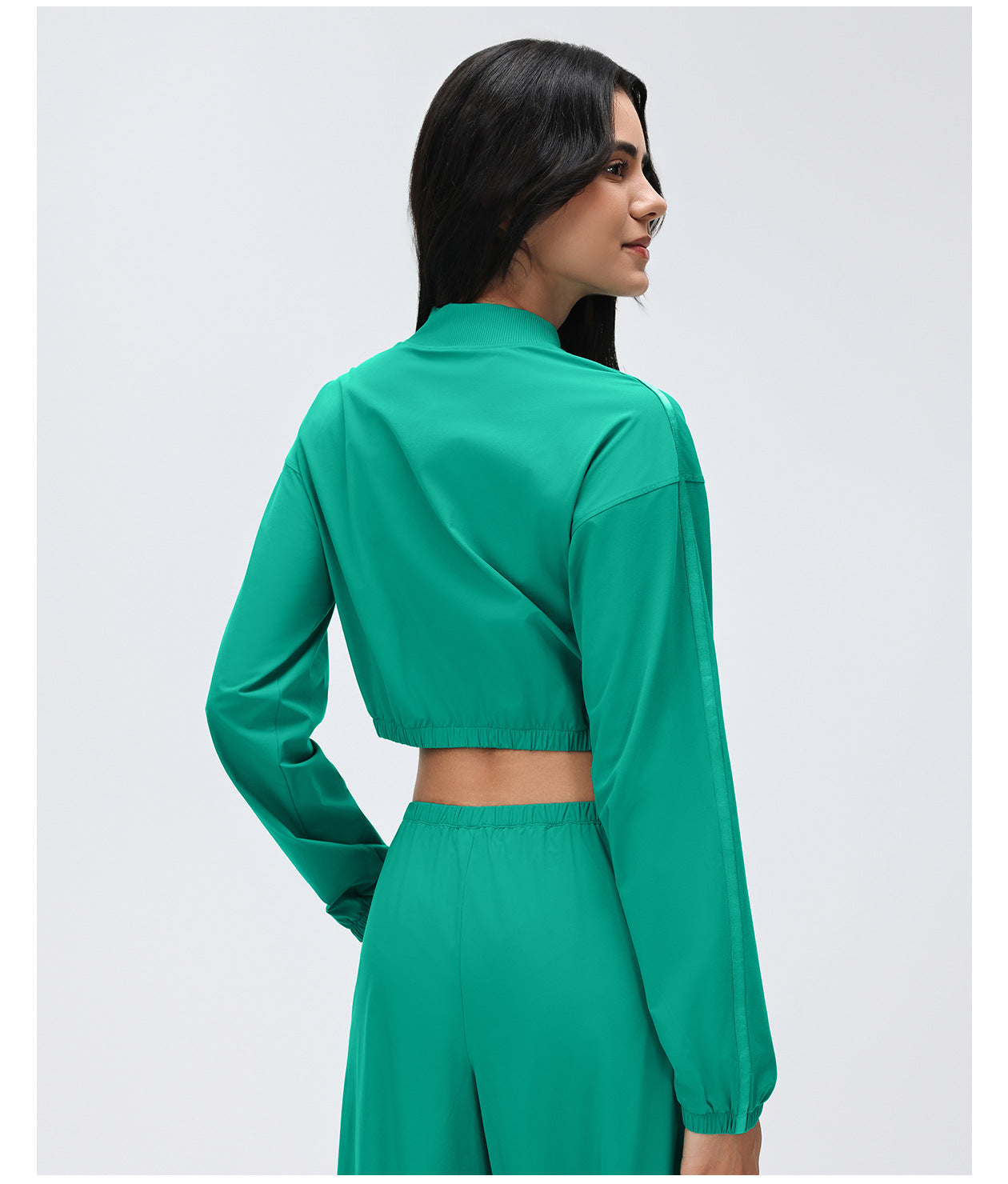 2026 Women's New Sexy Waist Short Jacket+Loose drape casual pants suit