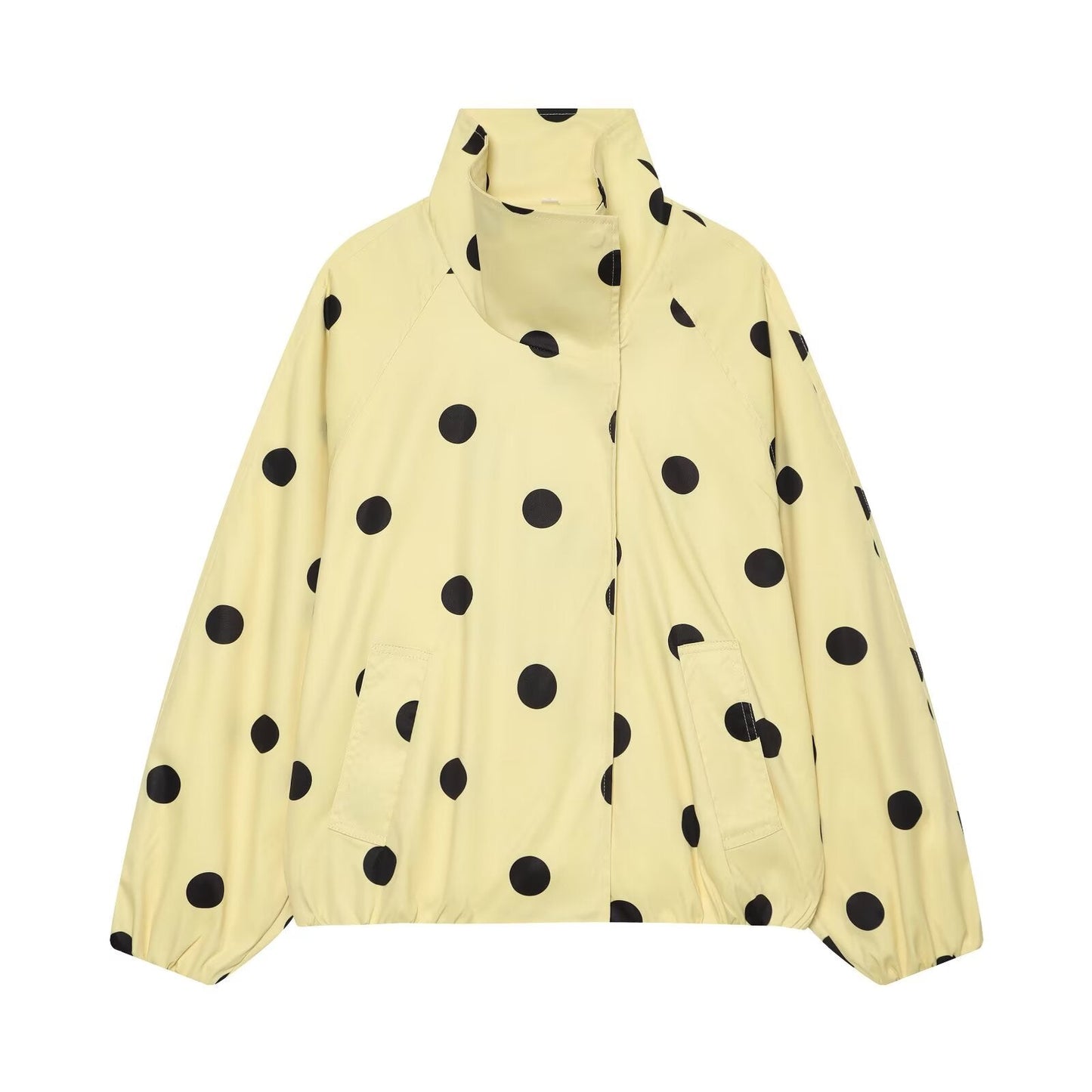 Women's polka dot pilot jacket Coat