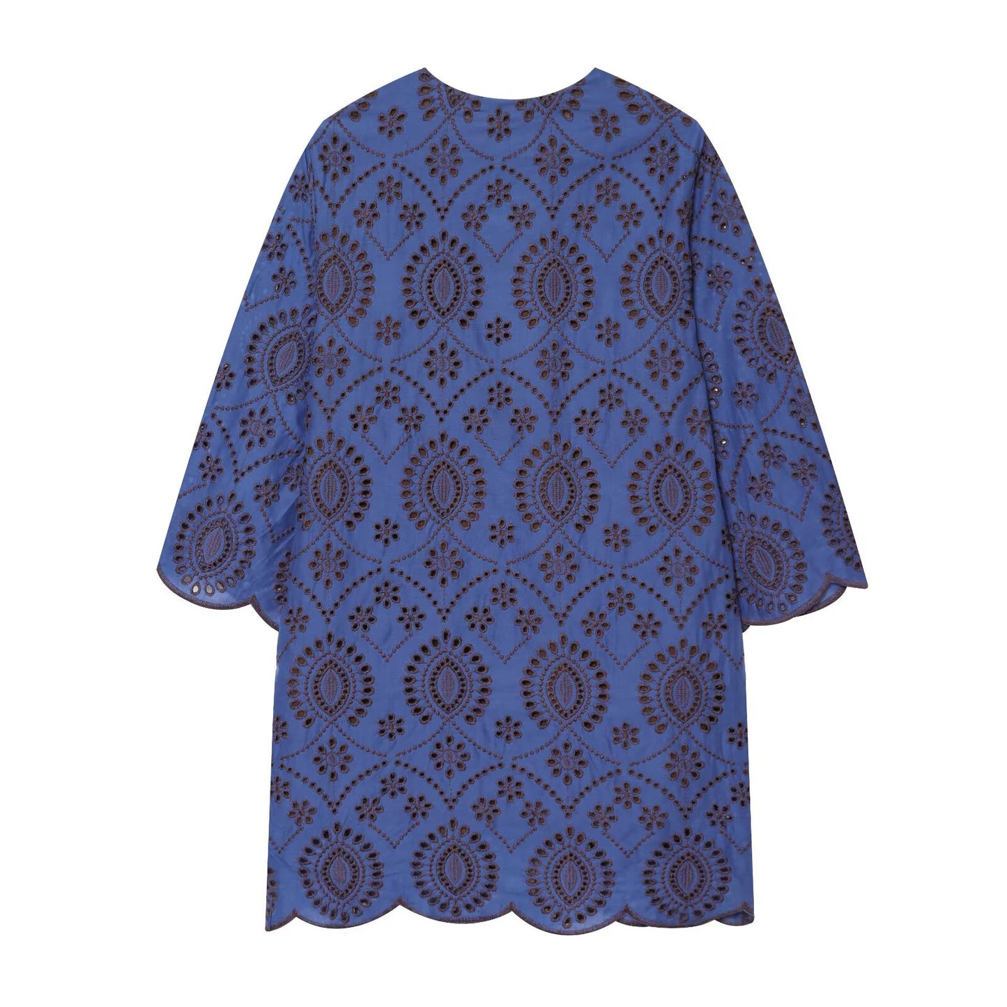 2026 Women's hollow embroidery mini dress