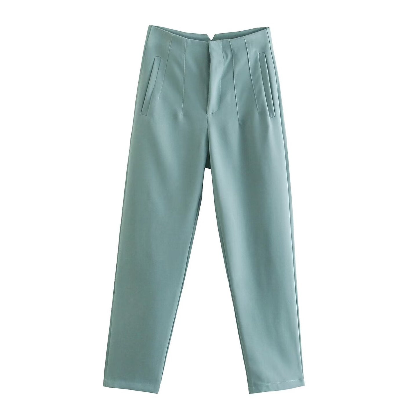 2026 Women's multi-color pleated high waisted pants