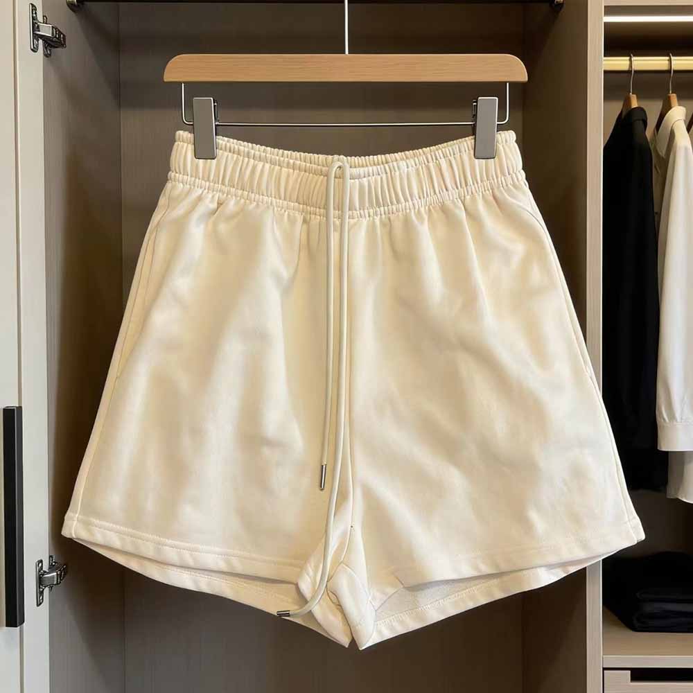 2026 women's new sports and leisure multicolor waist drawstring shorts