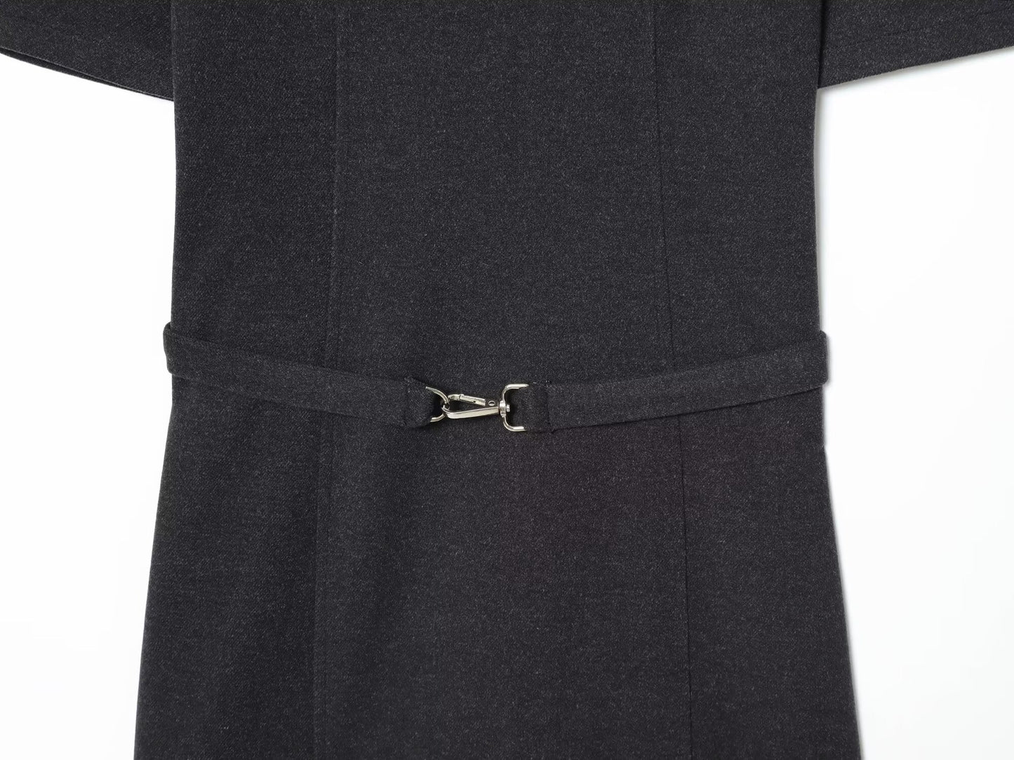Women's With Belt Soft Texture Short Sleeve Dress