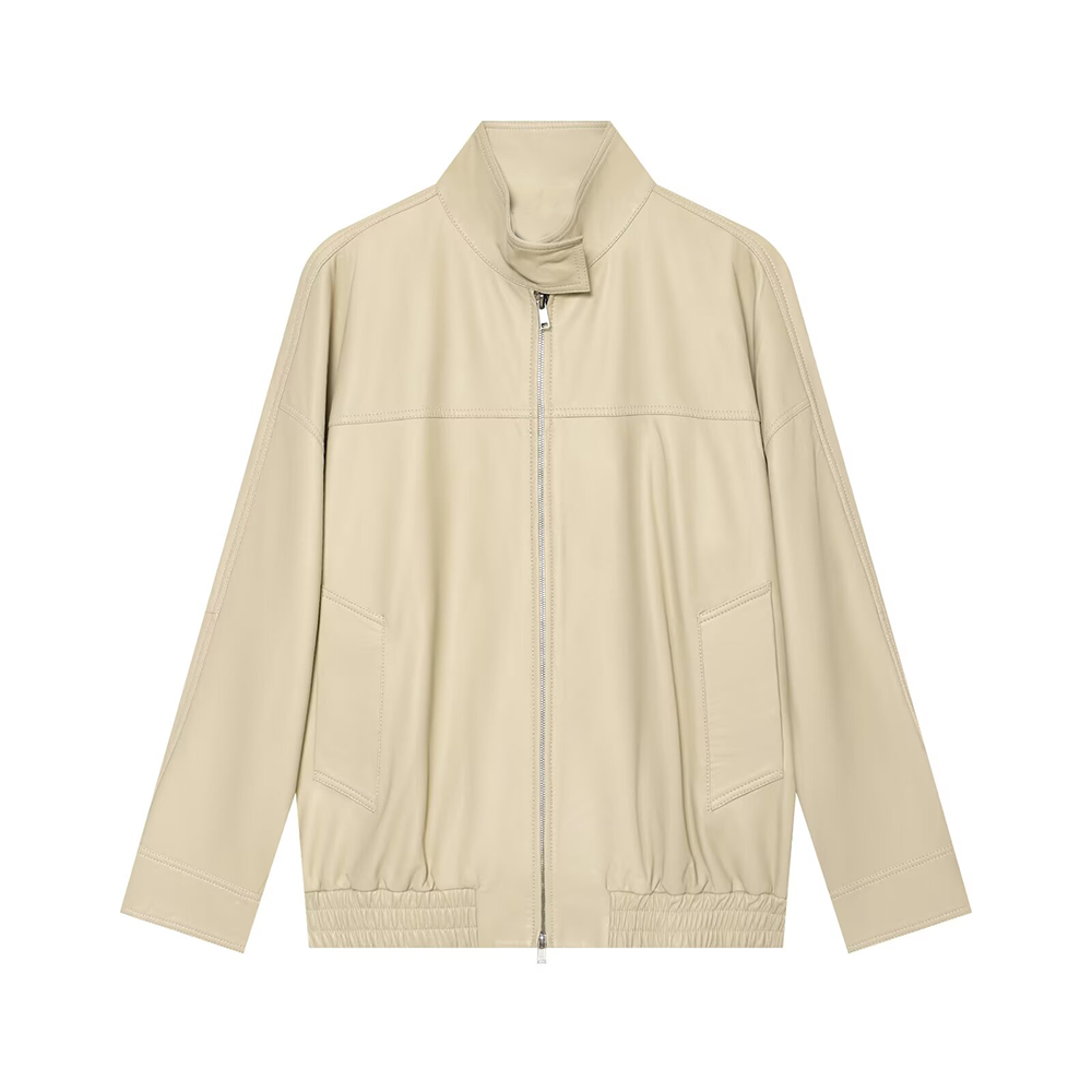 Women's Retro Faux Leather Jacket Coat