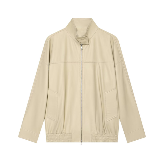 Women's Retro Faux Leather Jacket Coat
