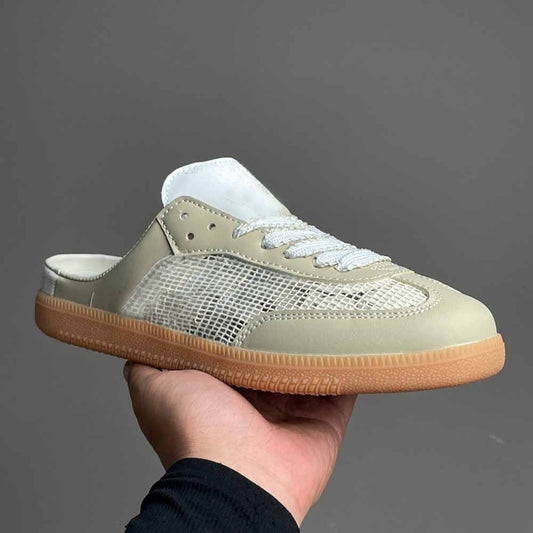 Women's 2026 new breathable Joker low-cut half-loafers have a shoe box
