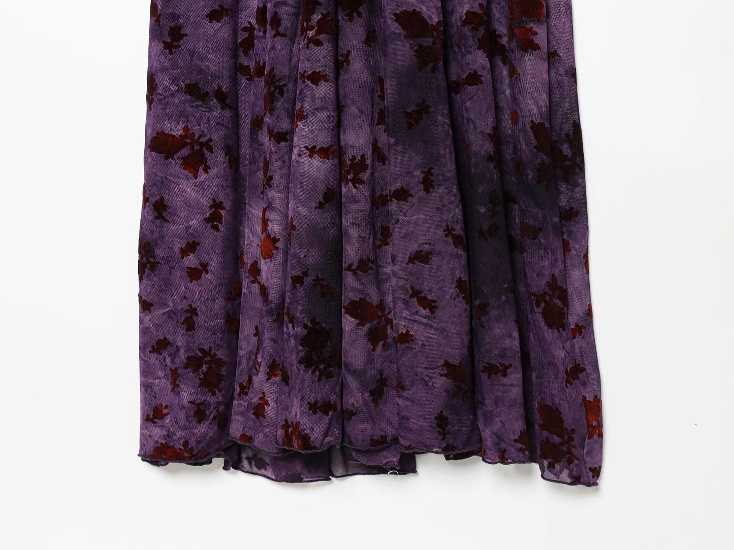 Women's sexy Plucked tulle MIDI dress
