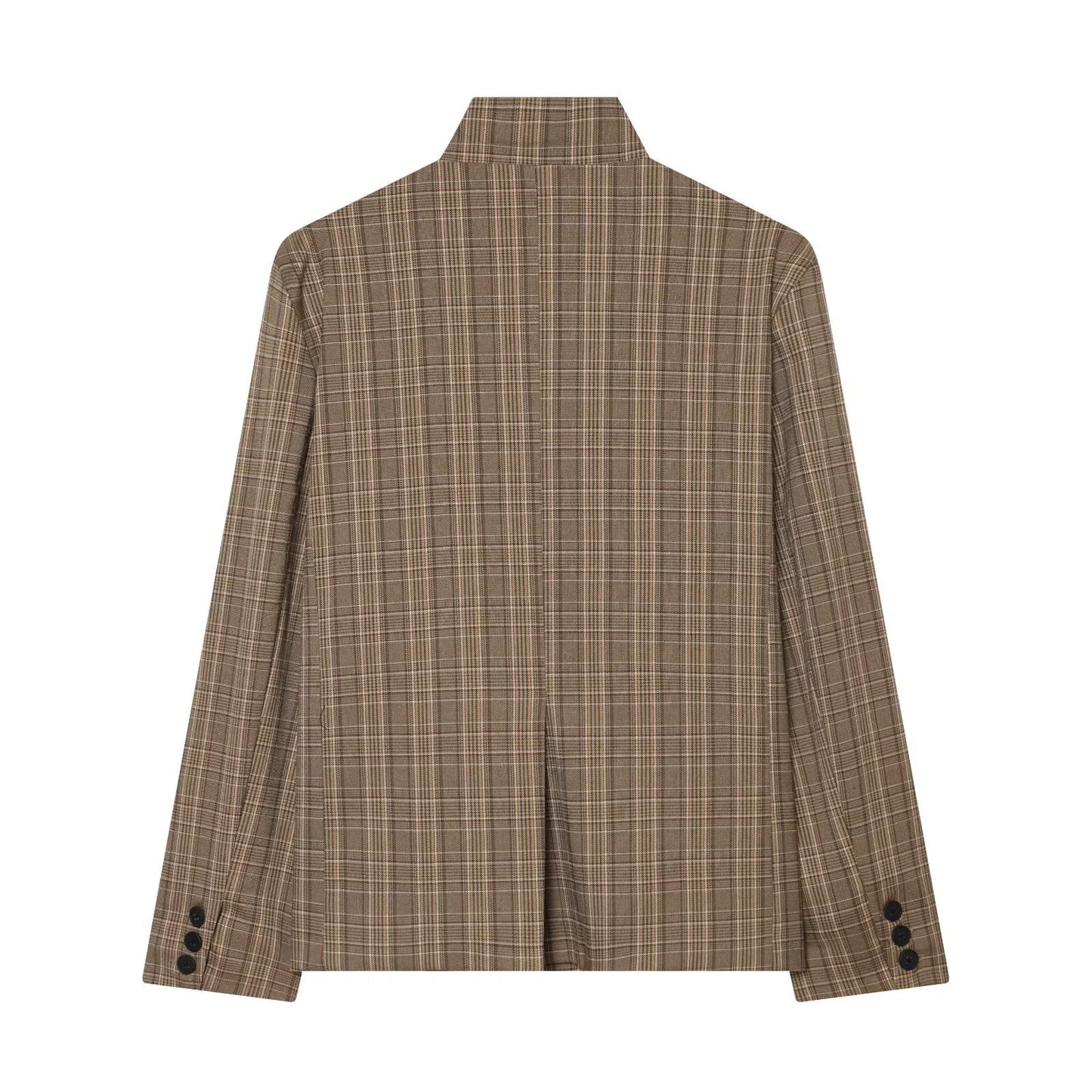 Women's new casual stand collar Button-up Blazer Coat