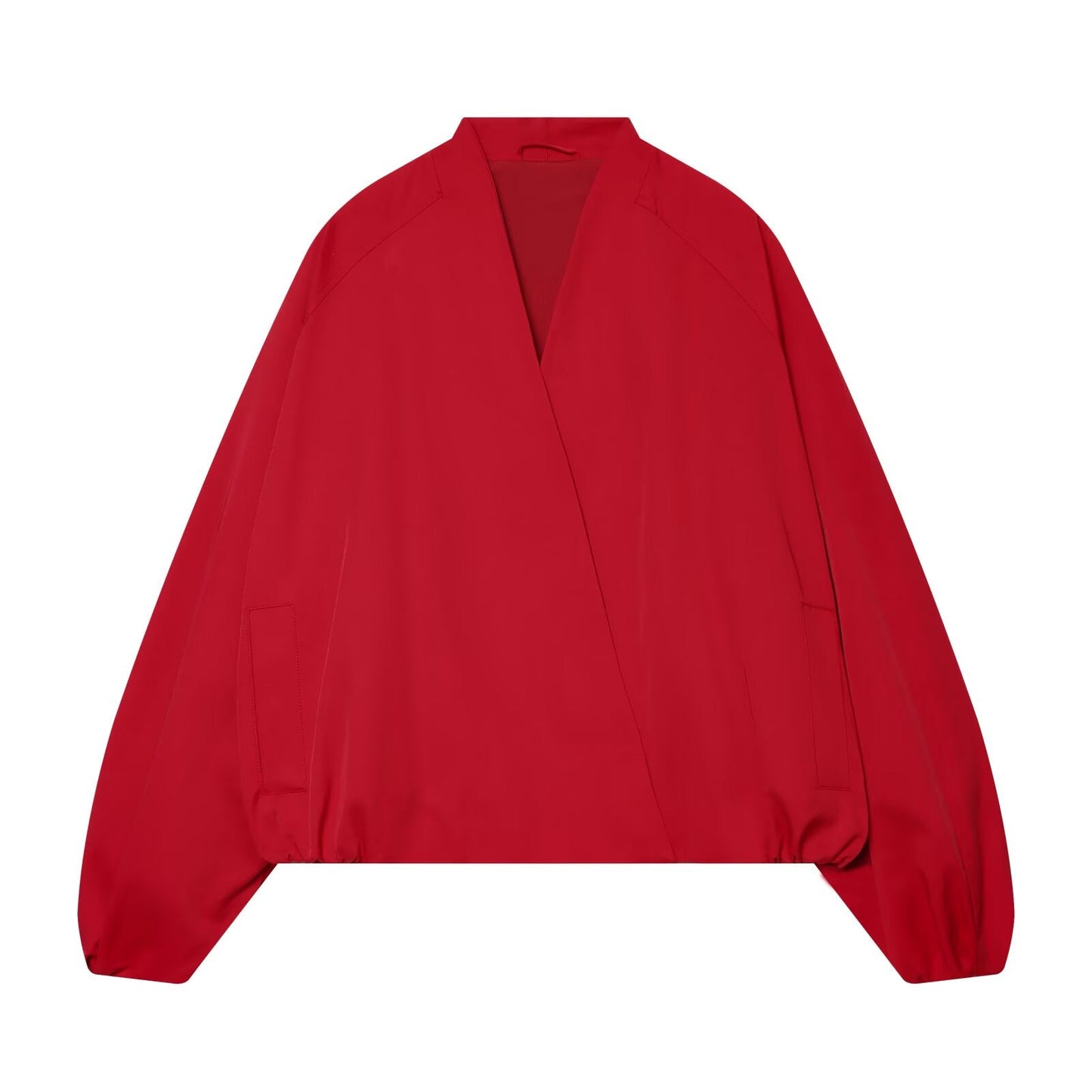 Women's loose V-neck pilot jacket Coat