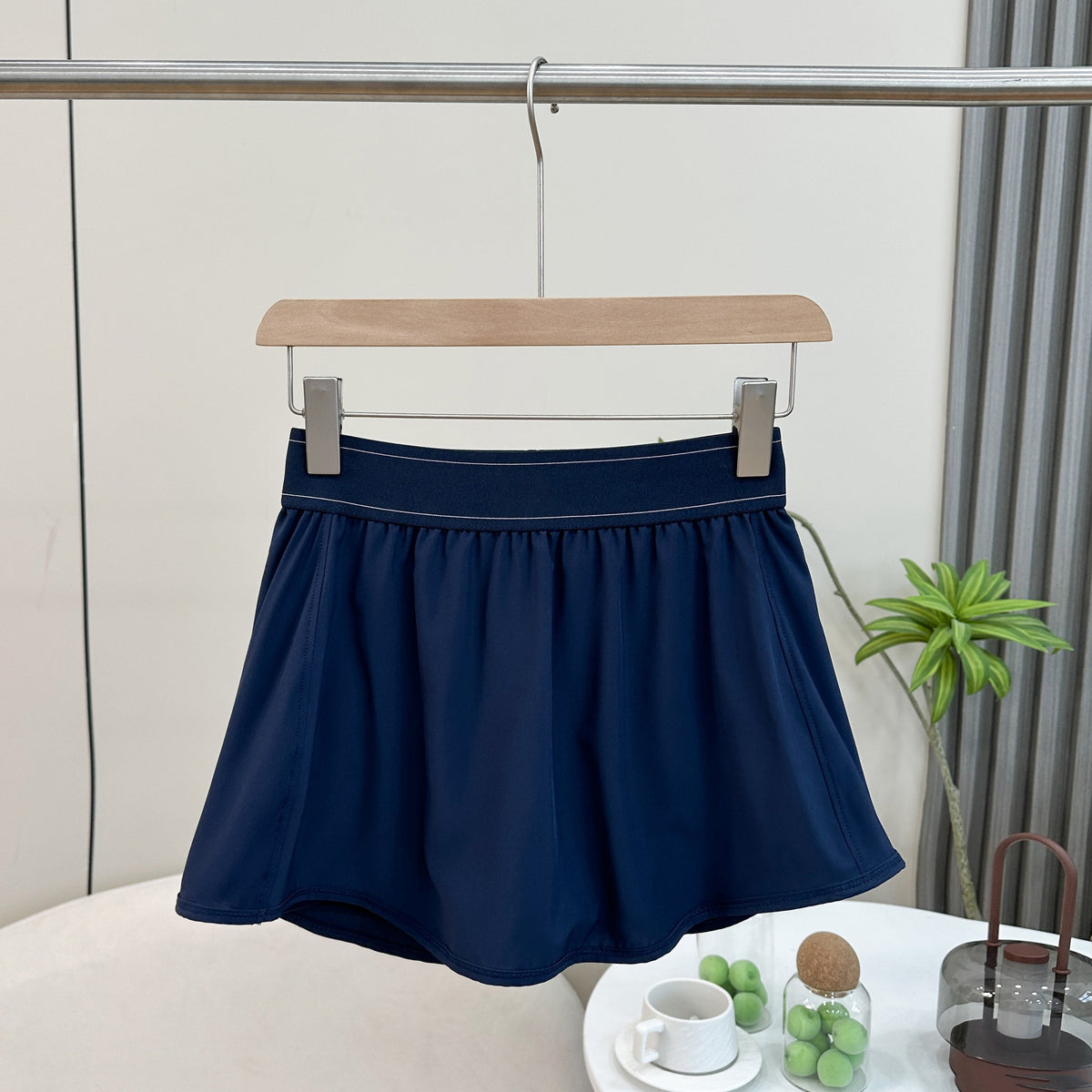 Women's new anti-exposure sports fitness miniskirt pants