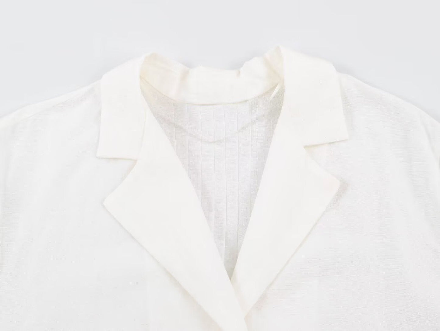 suit Women's 2 pieces button decoration casual shirt+lantern pants
