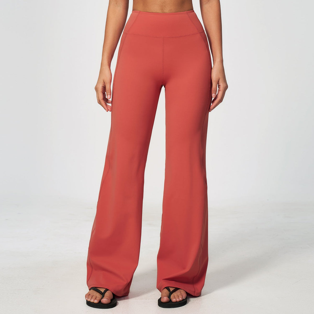 Women's new abdominal lift hip Pilates fitness yoga wide-leg pants