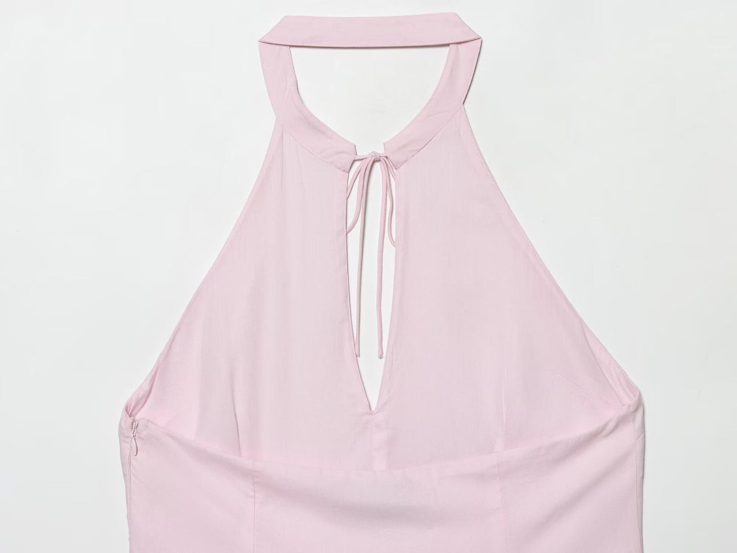 2026 Women's balloon style halter neck dress