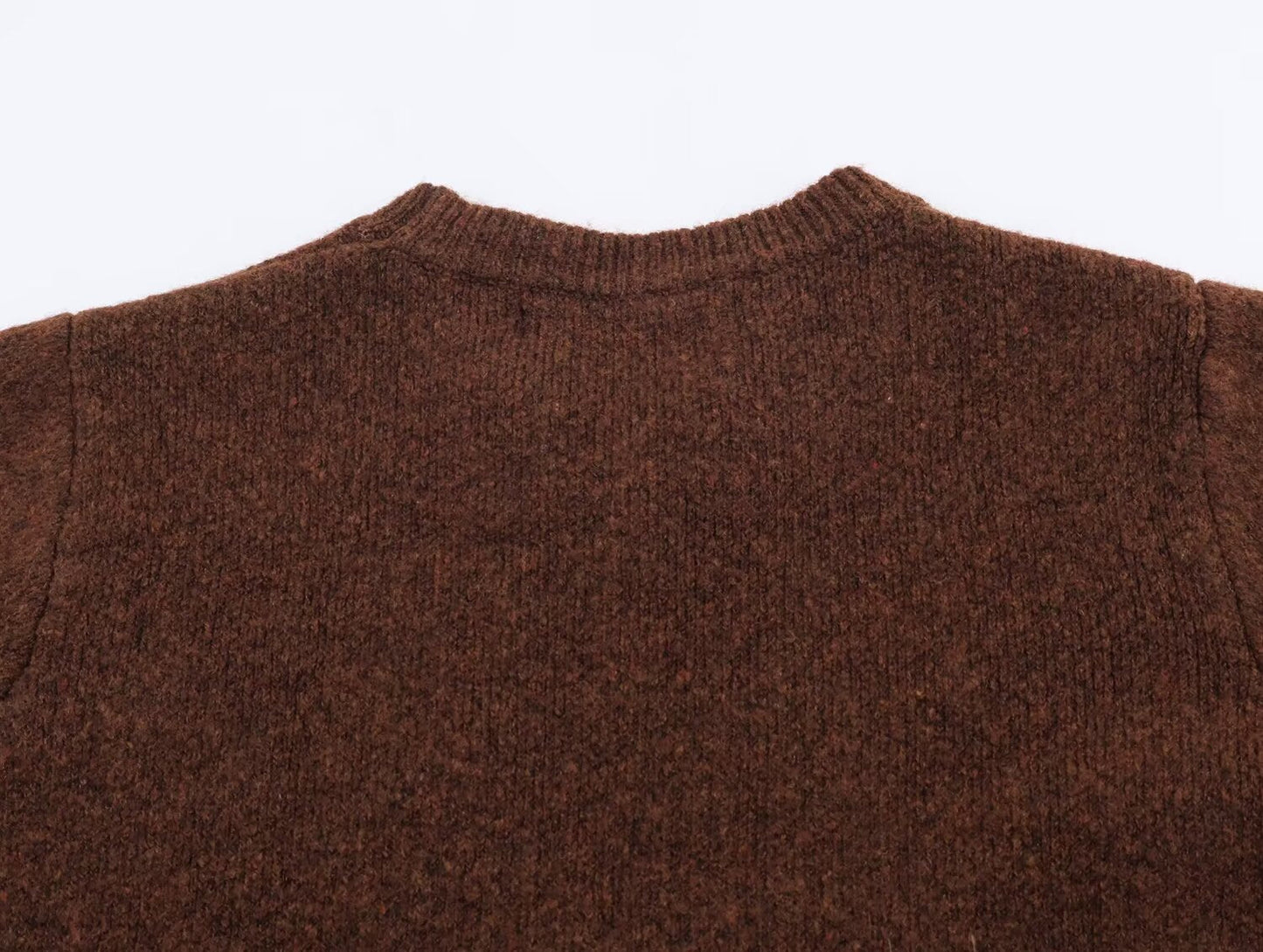 Women's beaded decorative short sleeved knitted sweater