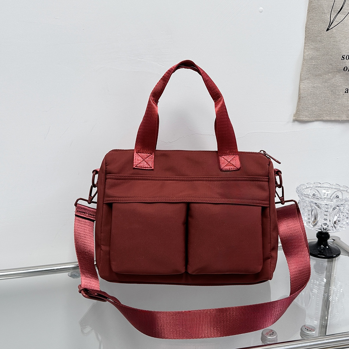 2026 women's new nylon cloth bag Joker one-shoulder diagonal bag