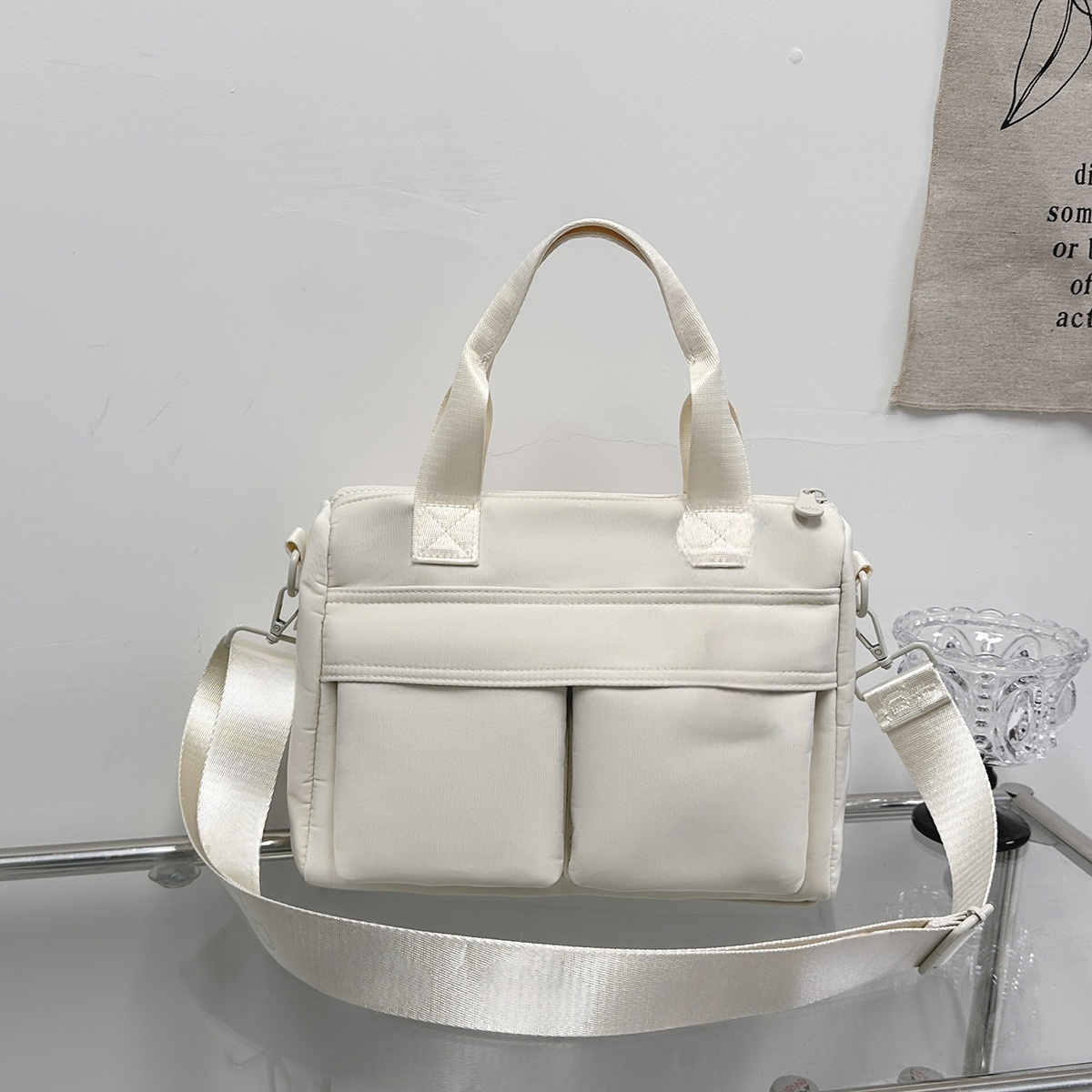 2026 women's new nylon cloth bag Joker one-shoulder diagonal bag