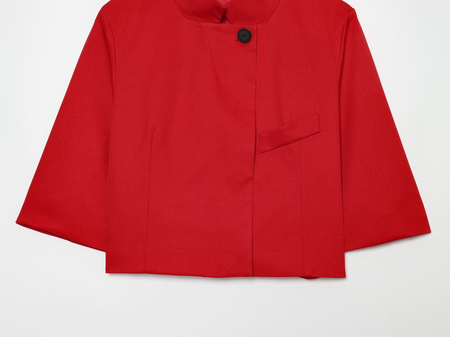 Women's short standing collar Blazer Coat