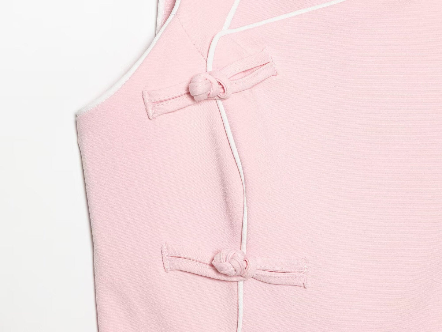 Women's rope knot buckle decoration mini dress