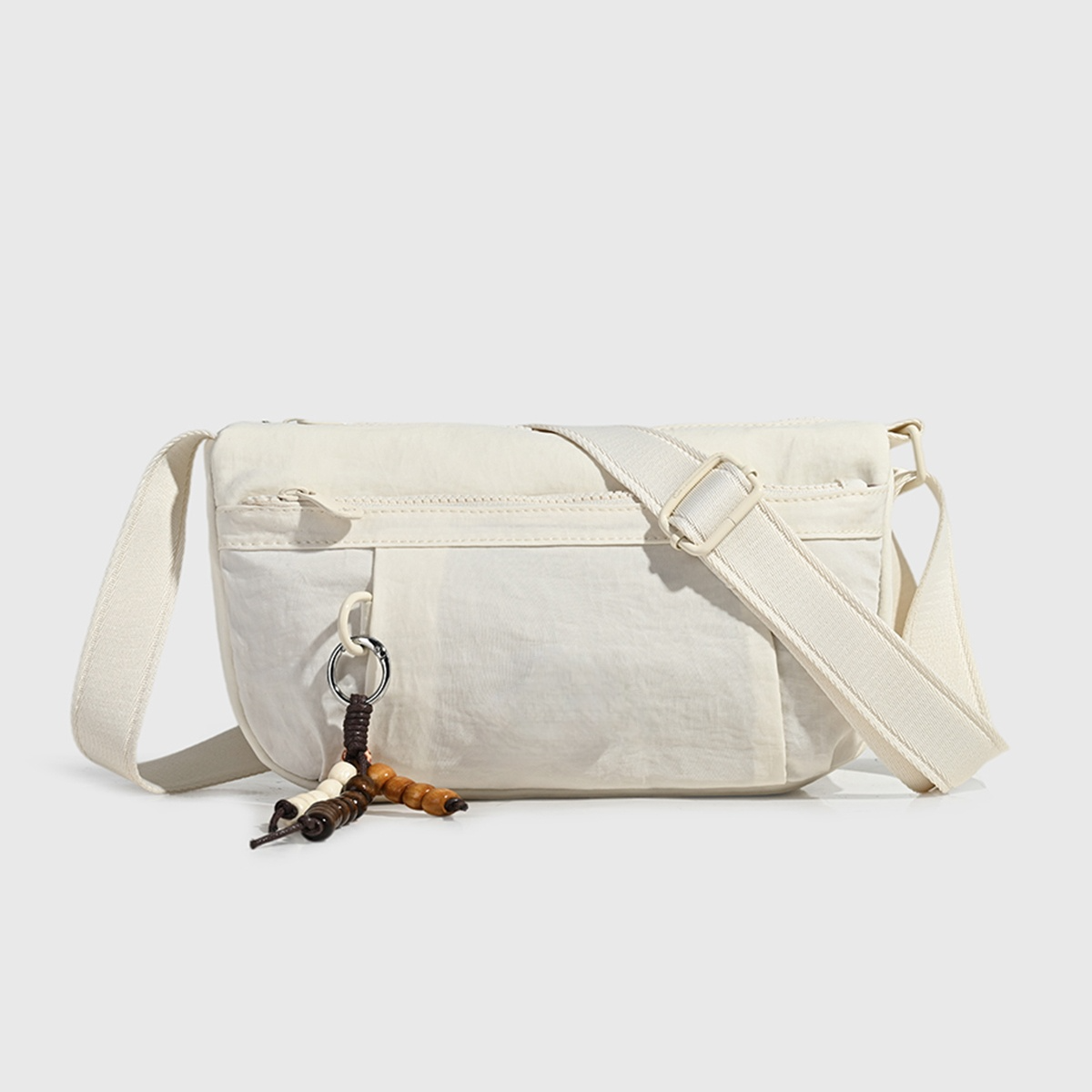 Women's new casual fashion zipper lightweight shoulder crossbody bag