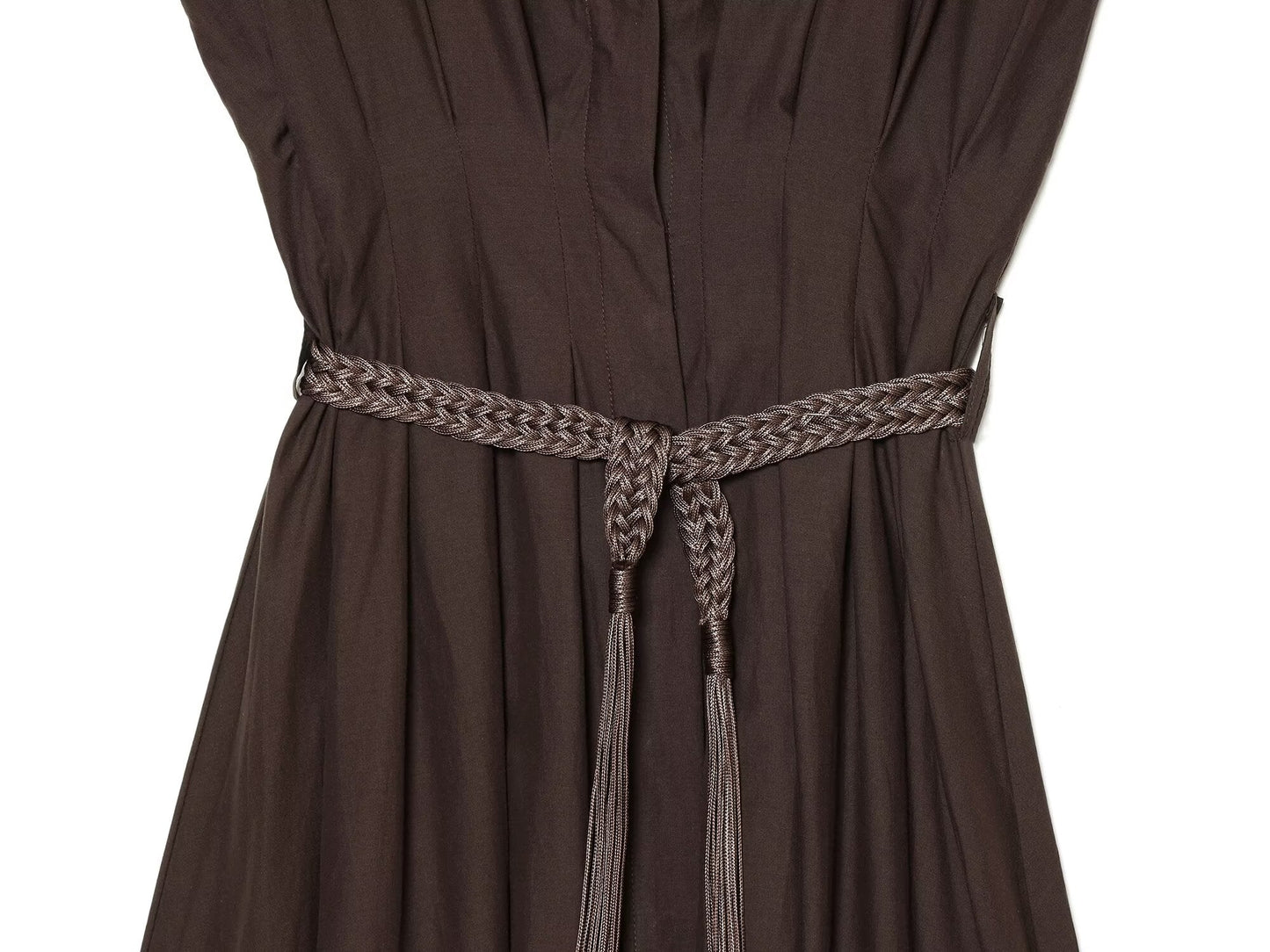 Women's with Belt vacation style cotton dress