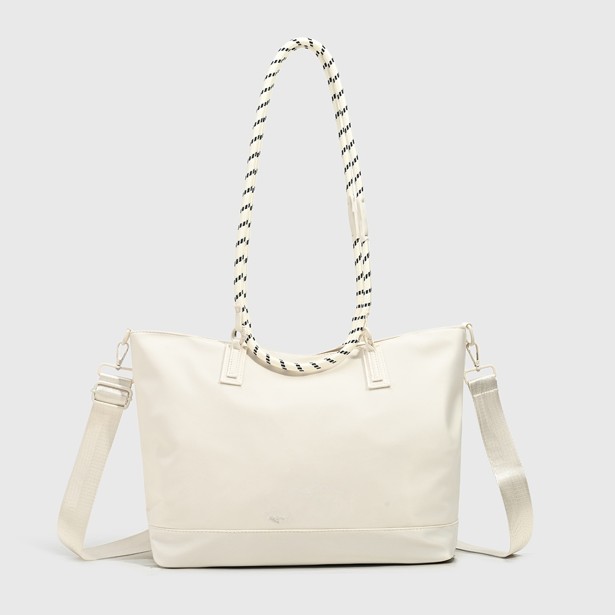 Women's new casual fashion zipper large capacity portable shoulder bag