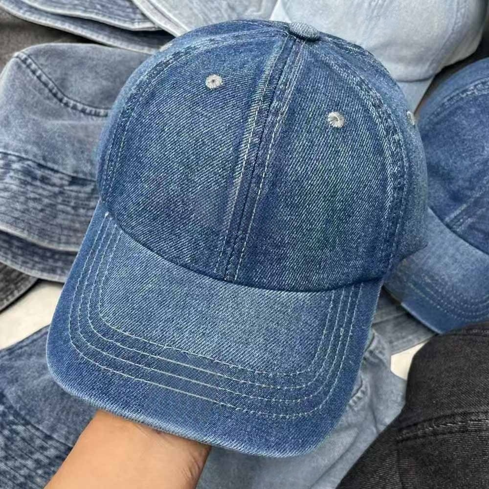 Women's new casual Joker denim baseball cap