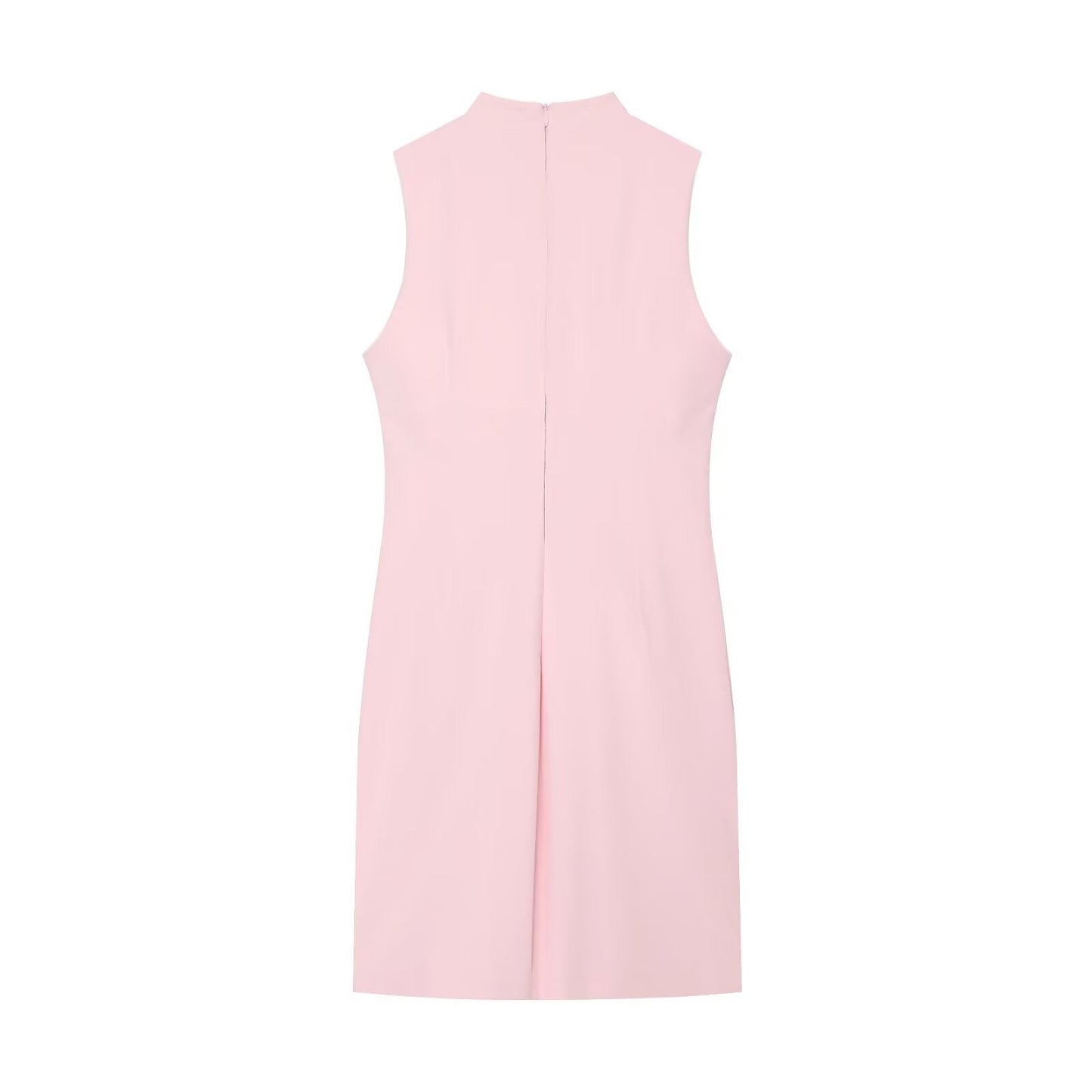 Women's rope knot buckle decoration mini dress