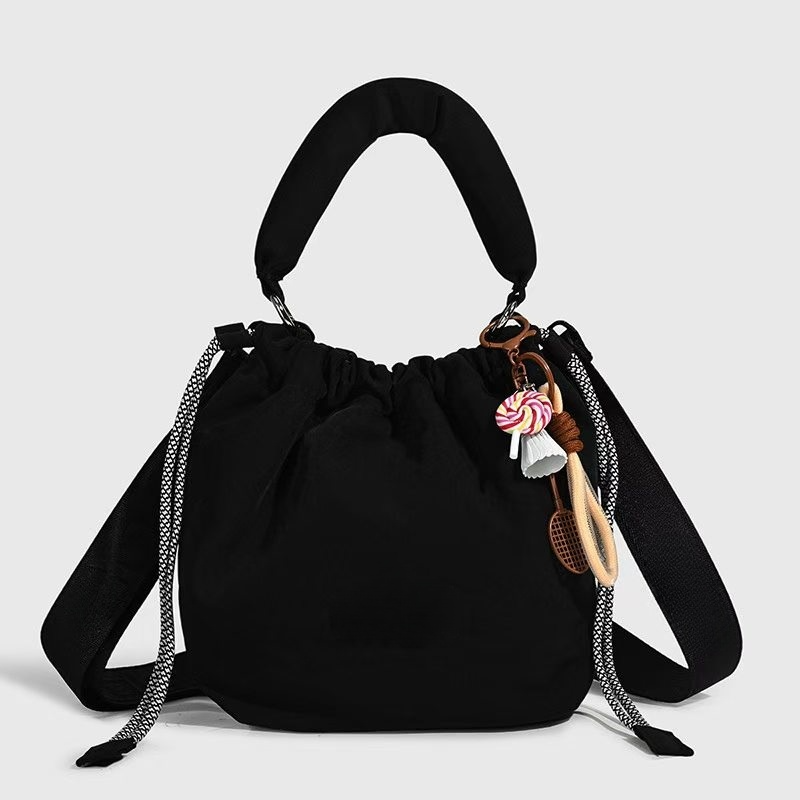 Women's new casual Joker drawstring slung portable mini bag
