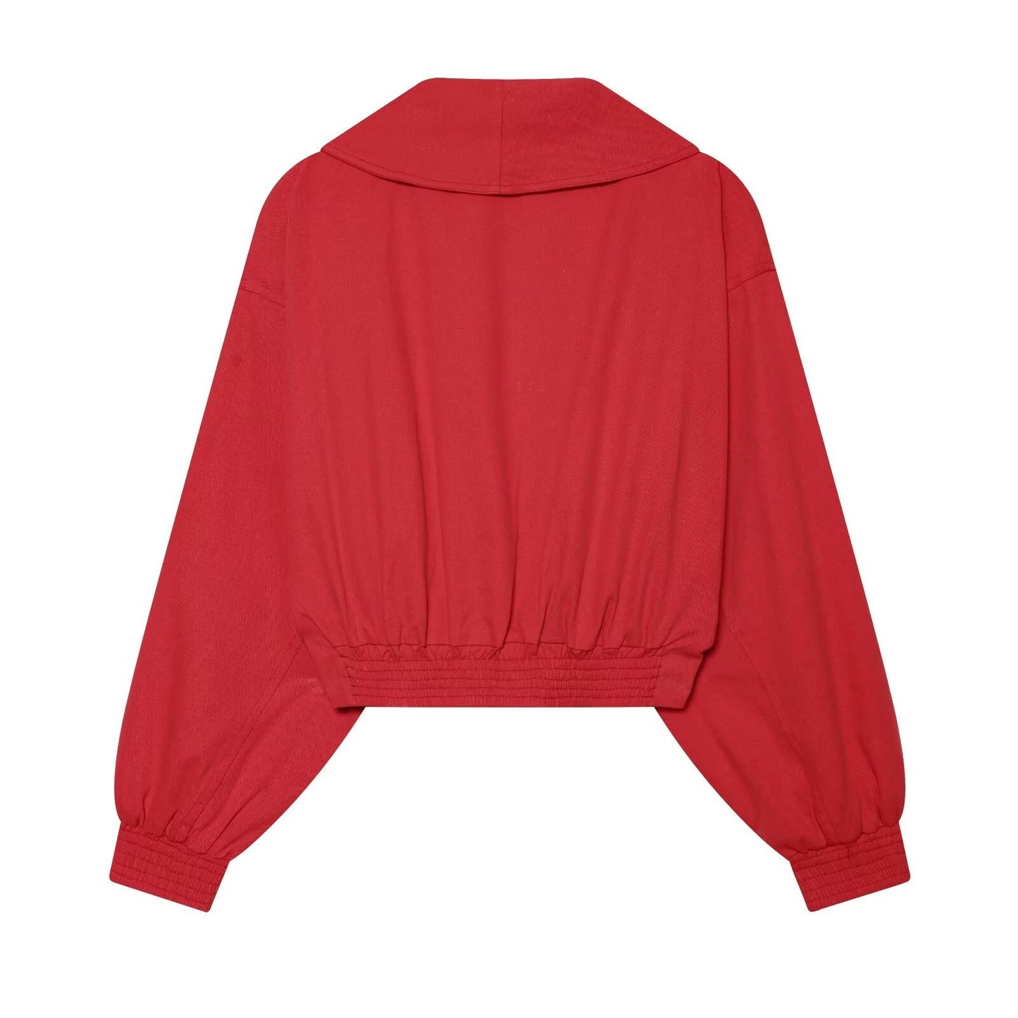 Women's buckle decorative short Coat