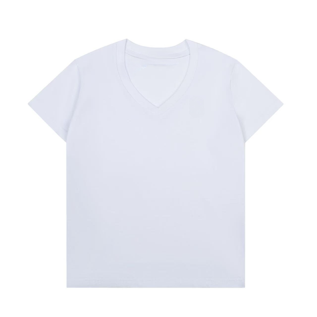 Women's new casual Joker V-neck short sleeve T-shirt