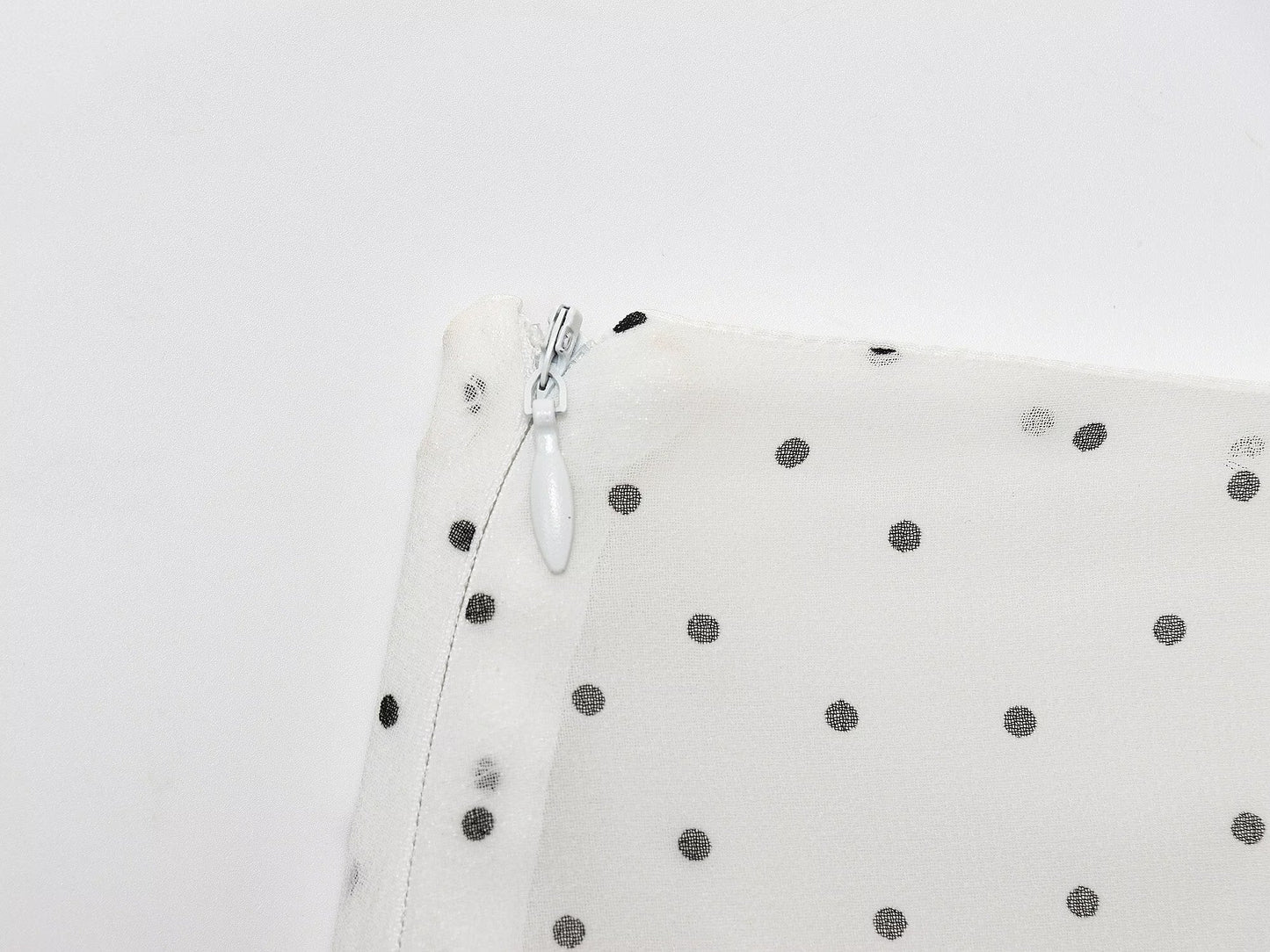 Women's chic Fashion polka dot asymmetrical MIDI skirt