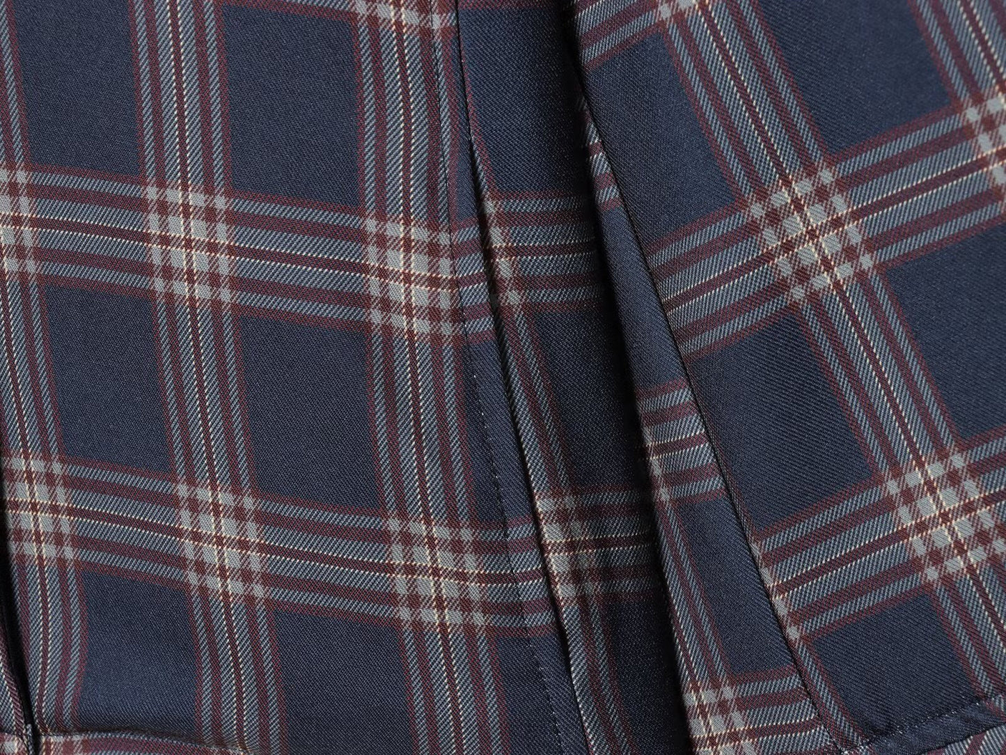 Women's loose checkered hooded cotton jacket Coat
