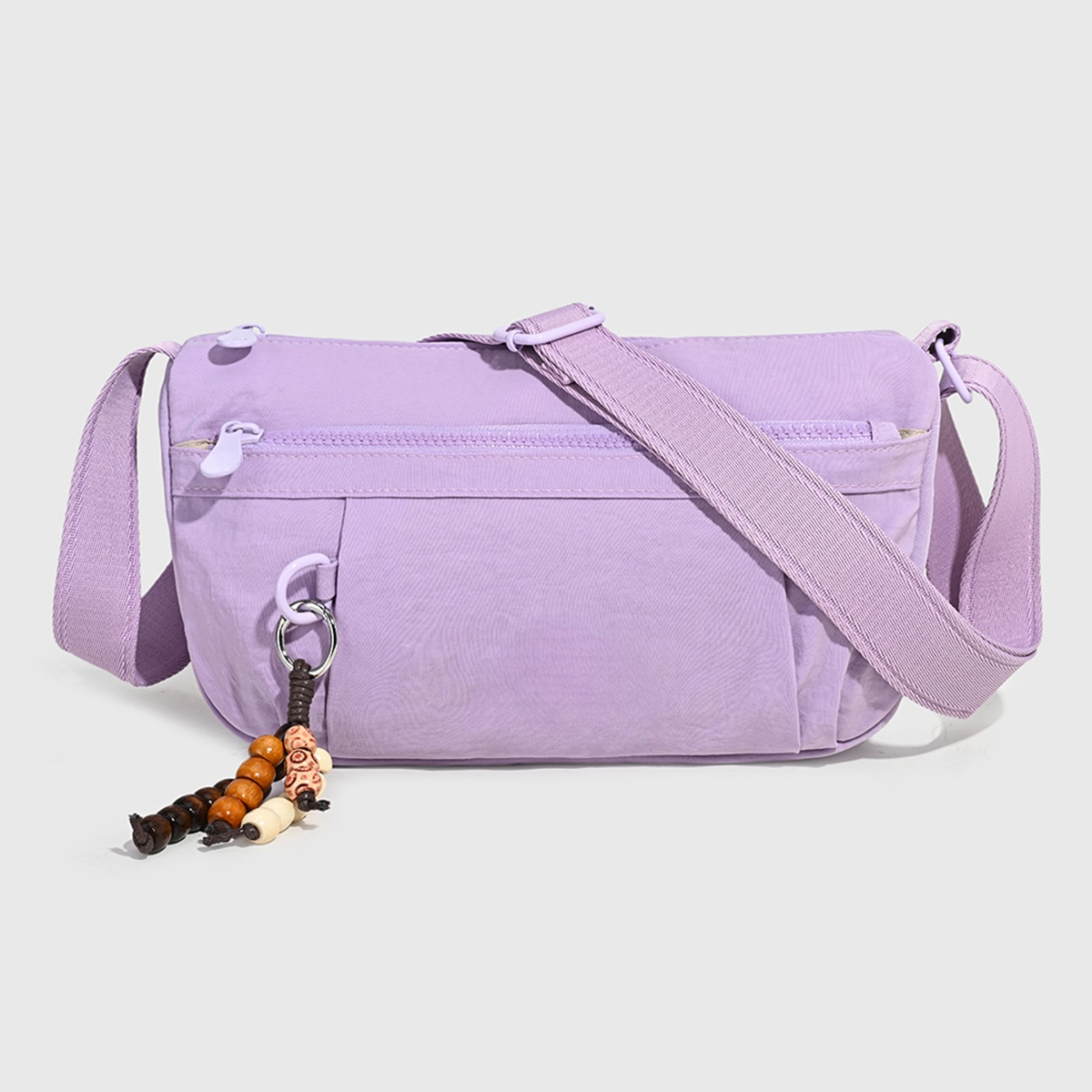 Women's new casual fashion zipper lightweight shoulder crossbody bag