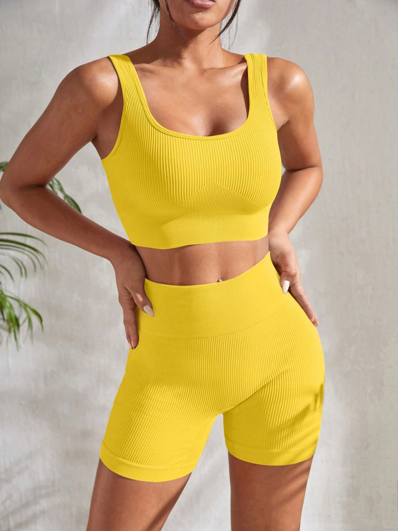 Women's New Seamless Yoga Sports Jacket Quick-drying Moisture Absorption High Waist Hip Yoga Pants Suit