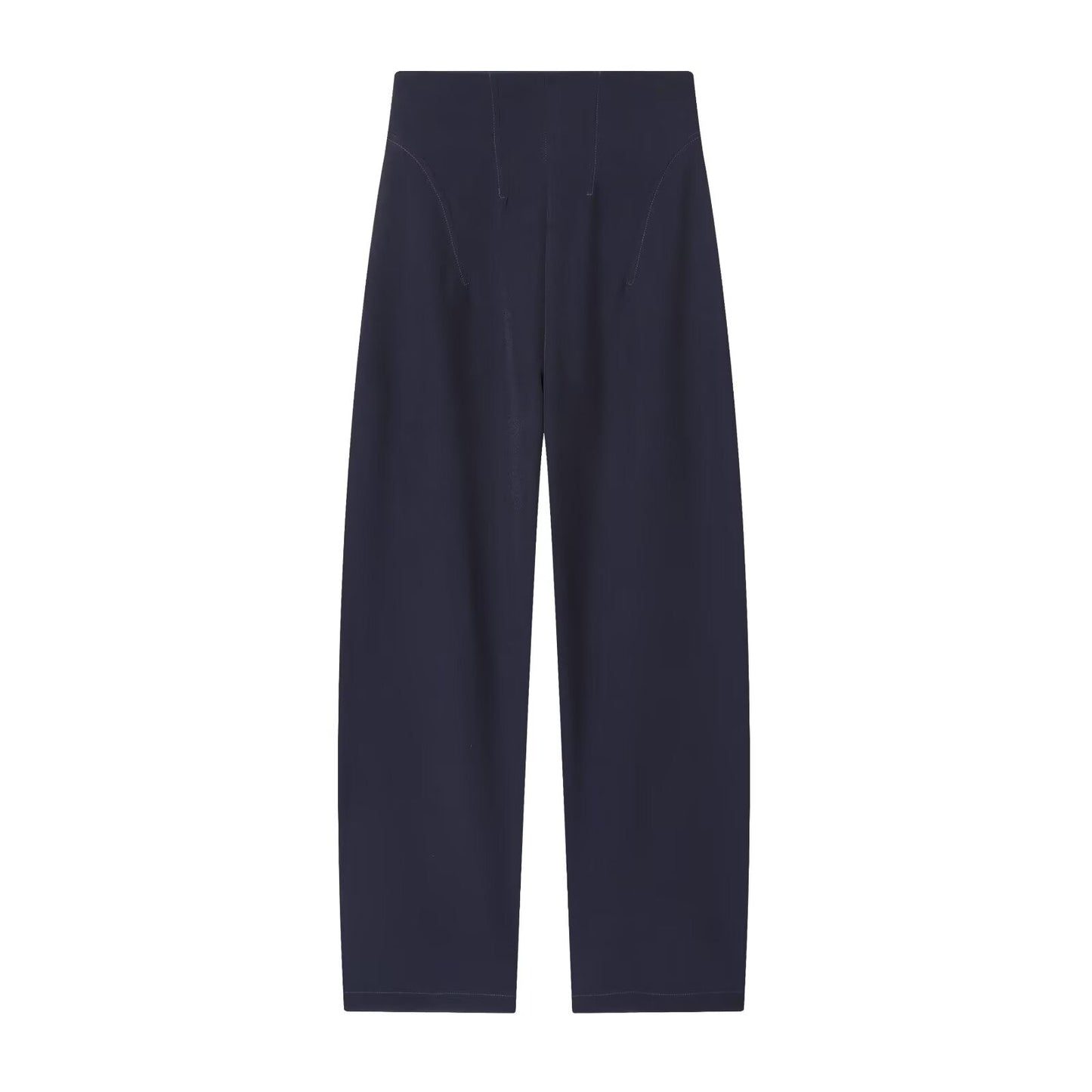 Women's new fashion comfortable loose high waisted zipper pants