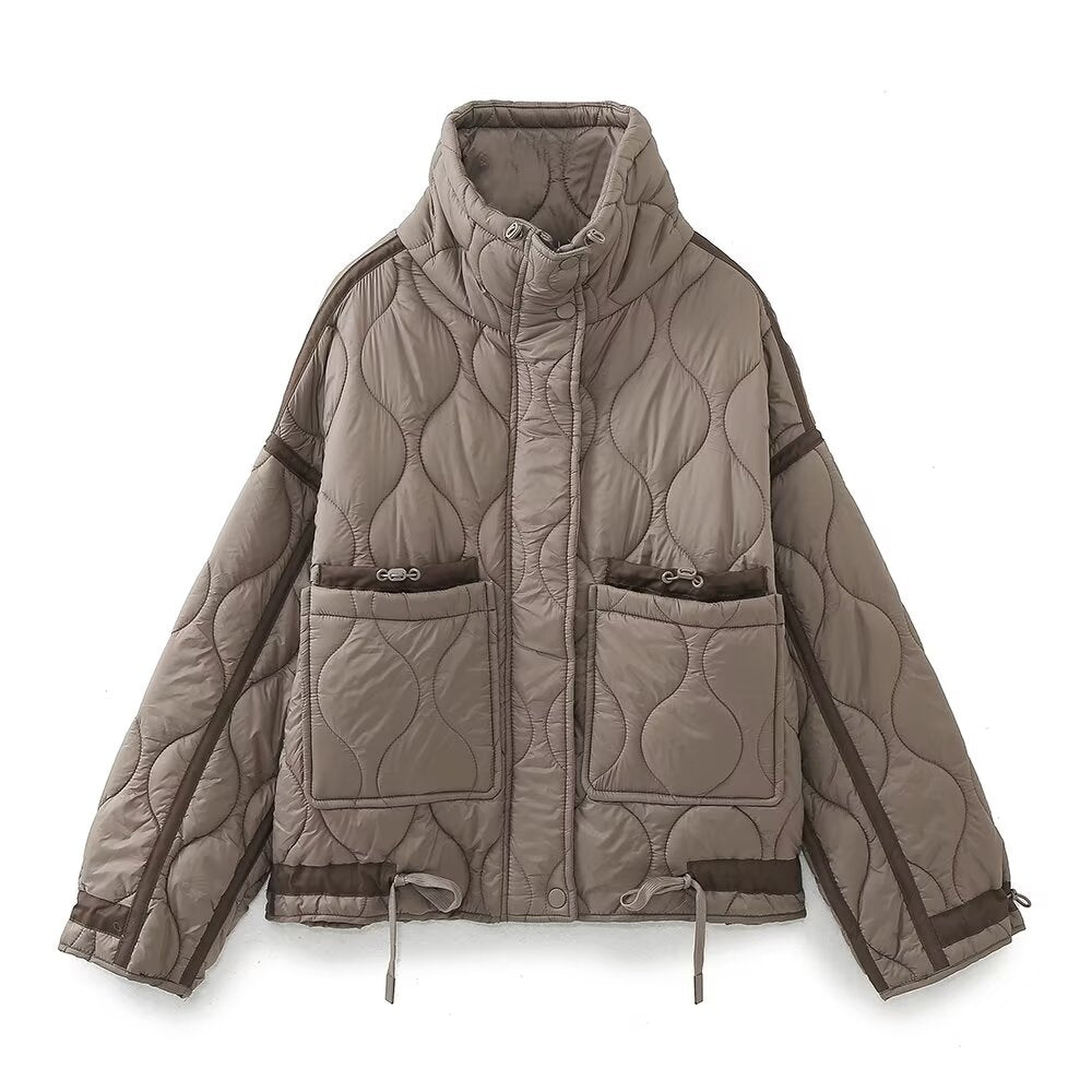 Women's loose warm cotton jacket Coat