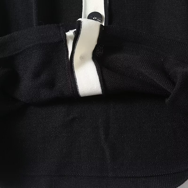 Women's Colorblock Detail Knit Vest