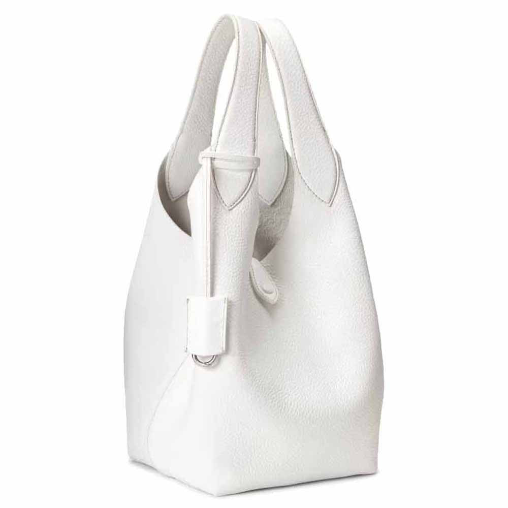 Women's new bucket bag lychee grain cowhide hand bill shoulder crossbody bag