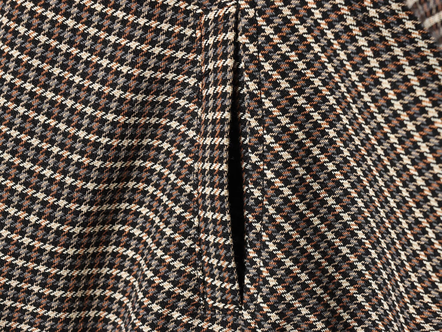 suit Women's 2 pieces plaid cotton pilot jacket Coat+Skirts