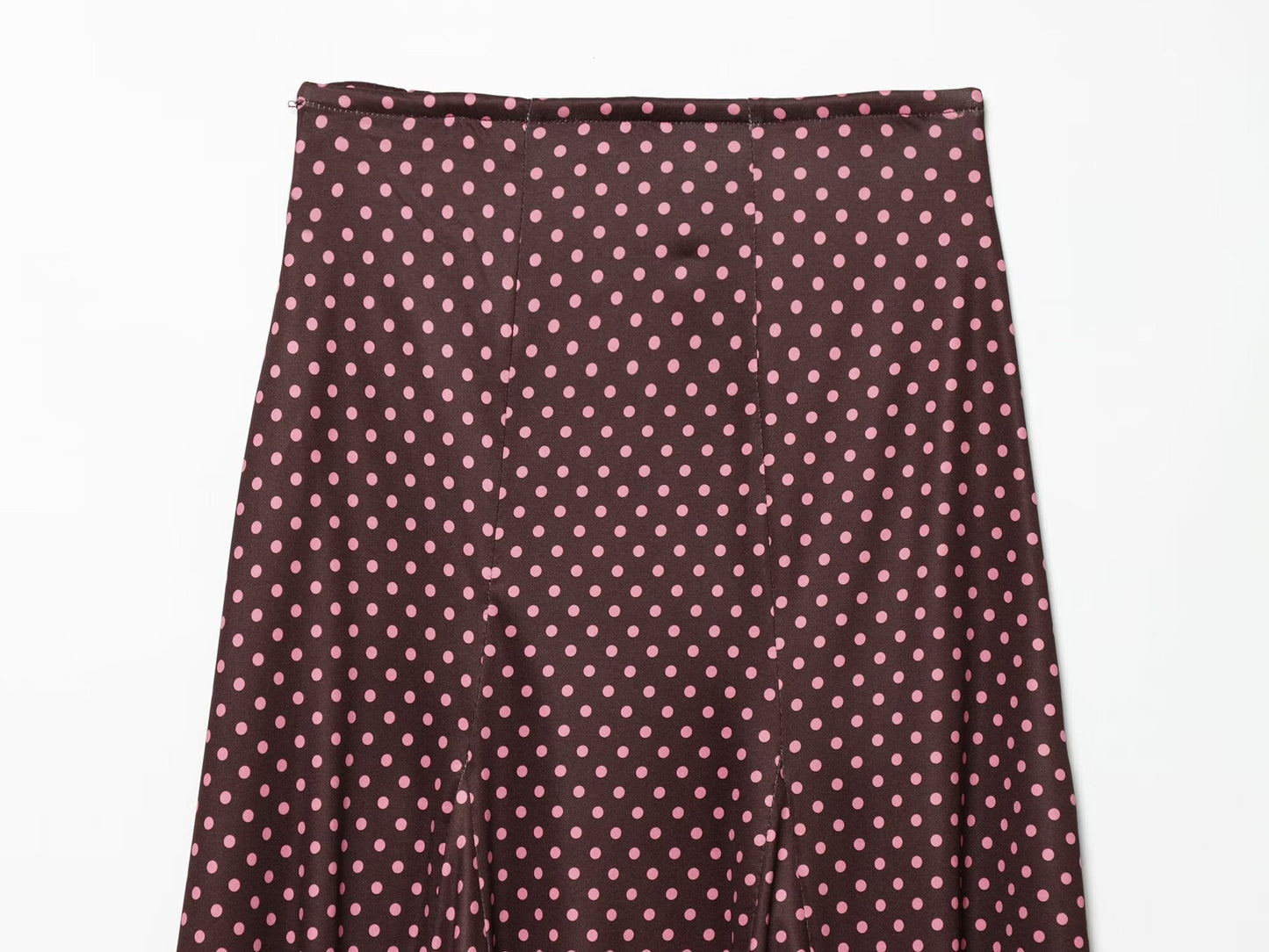 2026 suit Women's 2 pieces polka dot MIDI skirt+Hanging neck top
