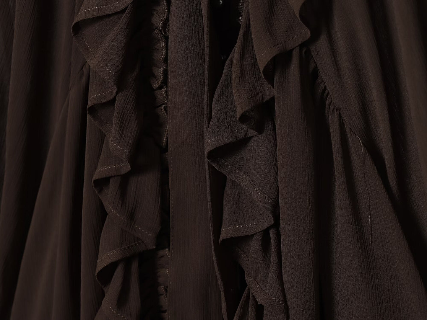Women's new fashion layered decoration loose draped shirt